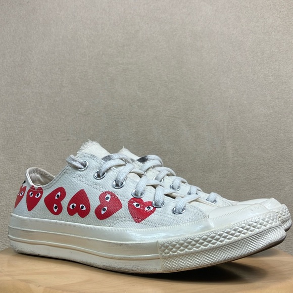 Converse x Comme Des Garçons Play Chuck 70 Sneaker Shoes Unisex M 6 / W 8 - Picture 1 of 13